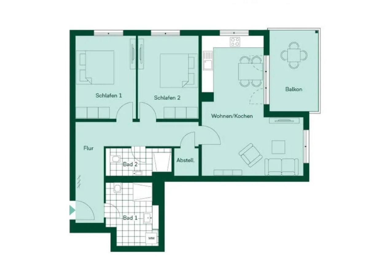 Apartment "Sanddorn" - Haffresidenz Garz  Bagian luar foto